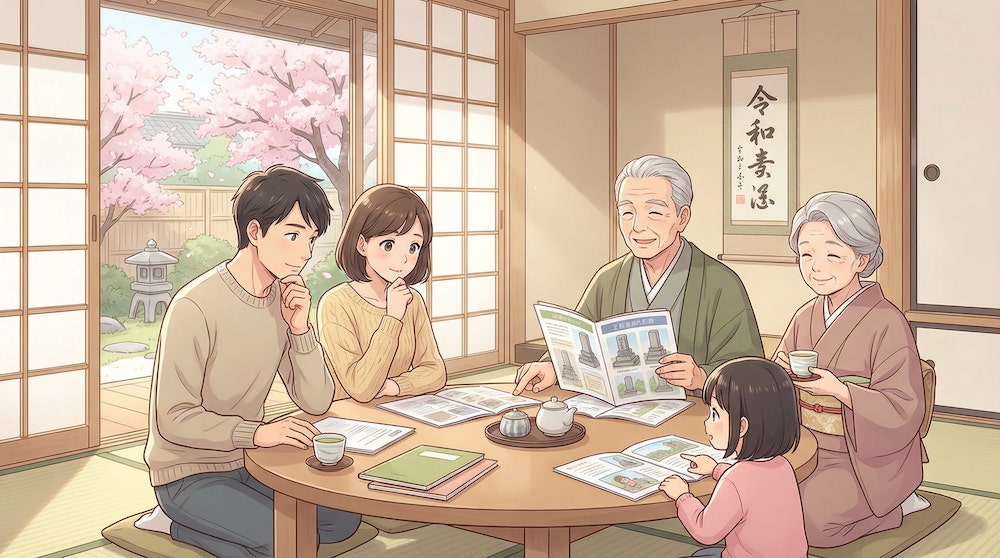 お墓選びで深まる家族の絆〜三世代が一緒に考えることの意味〜